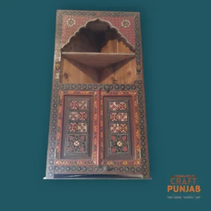 Swati Wooden Doli (Corner Storage Cabinet)