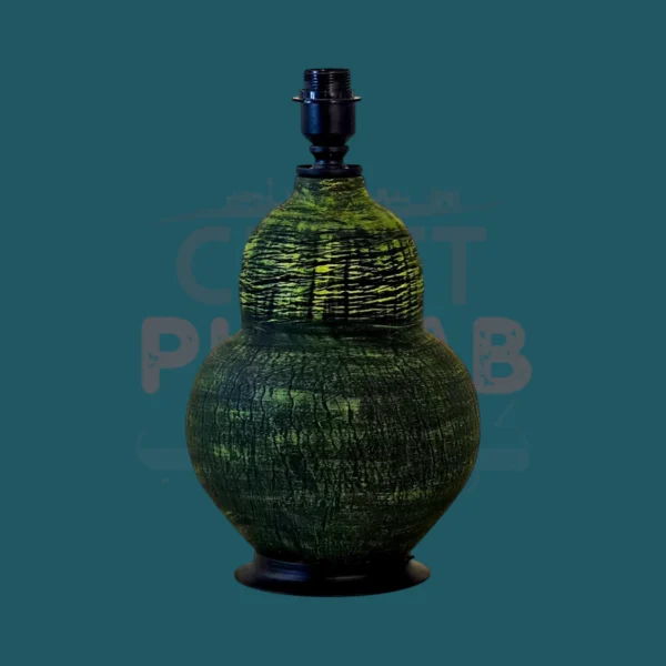 Table Lamp Green Jadestone Glazing