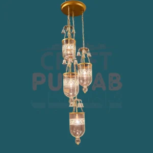 4 Lights Corner Chandelier